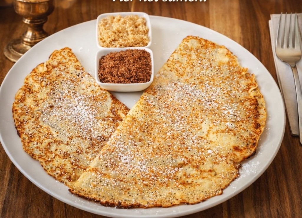 Pannenkoeken met bruine suiker