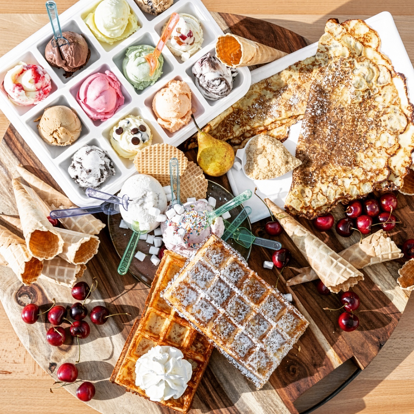 Het assortiment van Gelato Ernesto